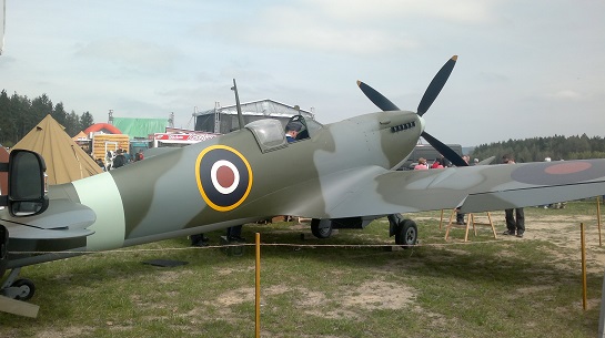 Spitfire in Plasy