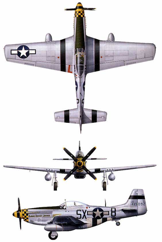 P-51d.pohledy